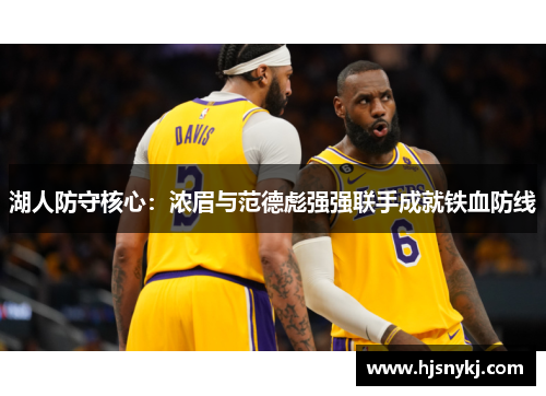 湖人防守核心：浓眉与范德彪强强联手成就铁血防线